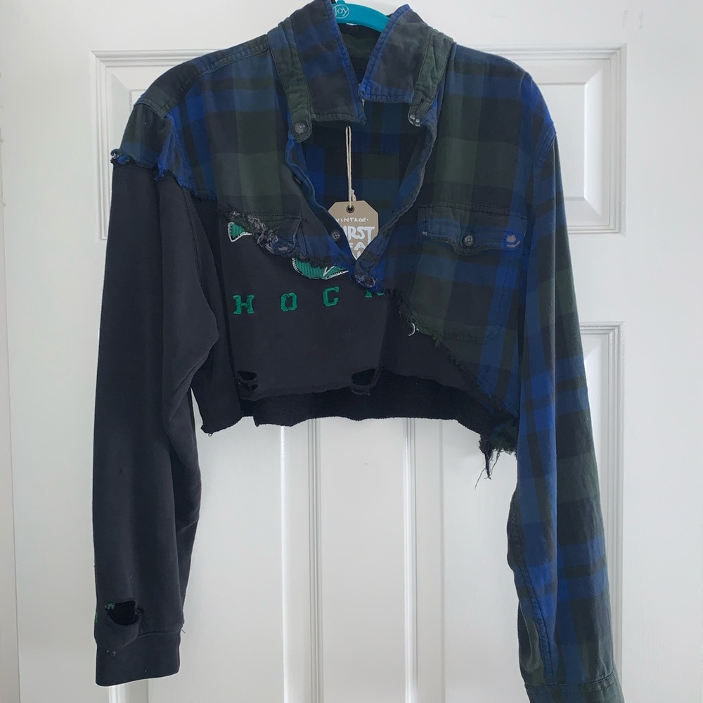 LF Vintage Cropped Flannel